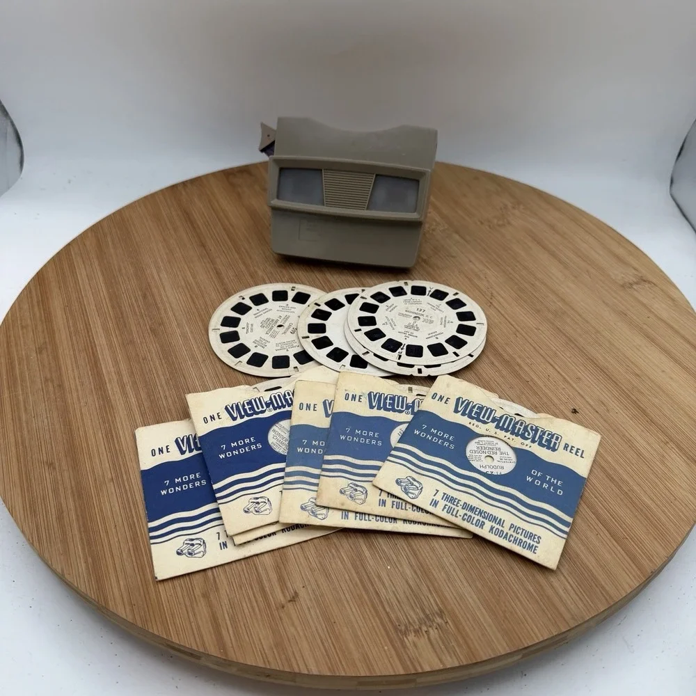 Vintage Sawyers View Master With Multiple Different Slides Made In USA 50's-60's